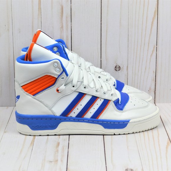 Retro Knicks Adidas Originals Rivalry HighTop SZ 8 - Picture 4 of 7